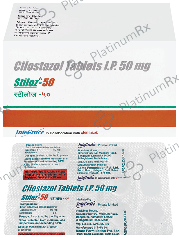 Stiloz 50mg Tablet 15s