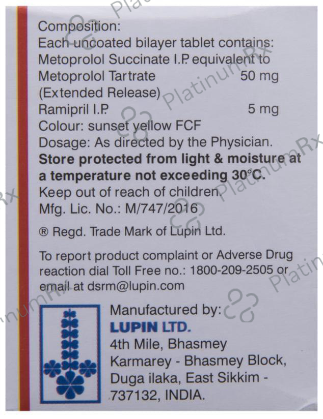 Starpress R XL 50/5mg Tablet ER 10s