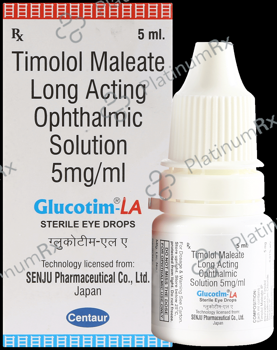 Glucotim LA 0.5% Eye Drop 5ml