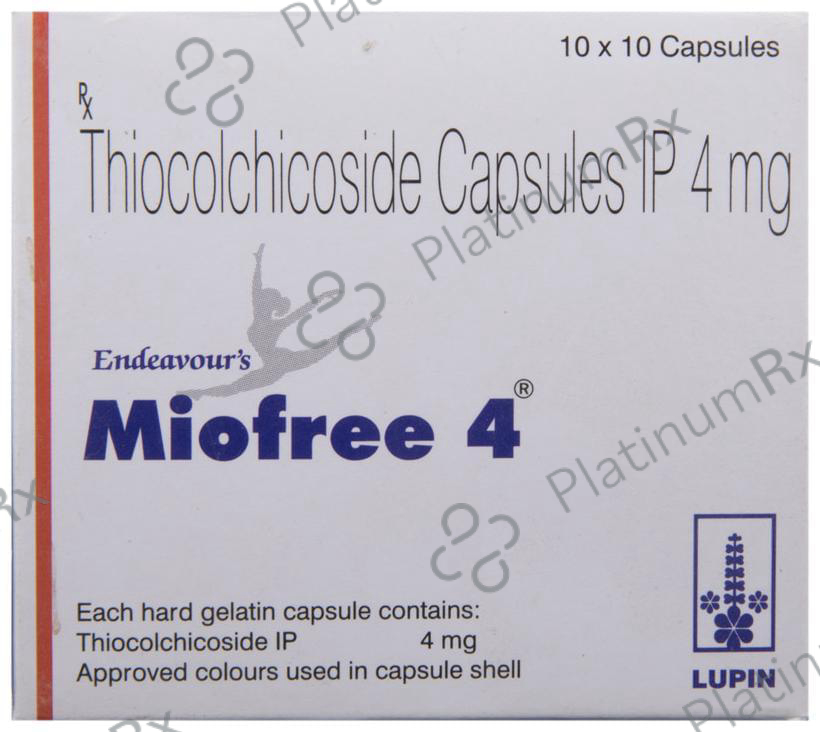 Miofree 4mg Capsule 10s