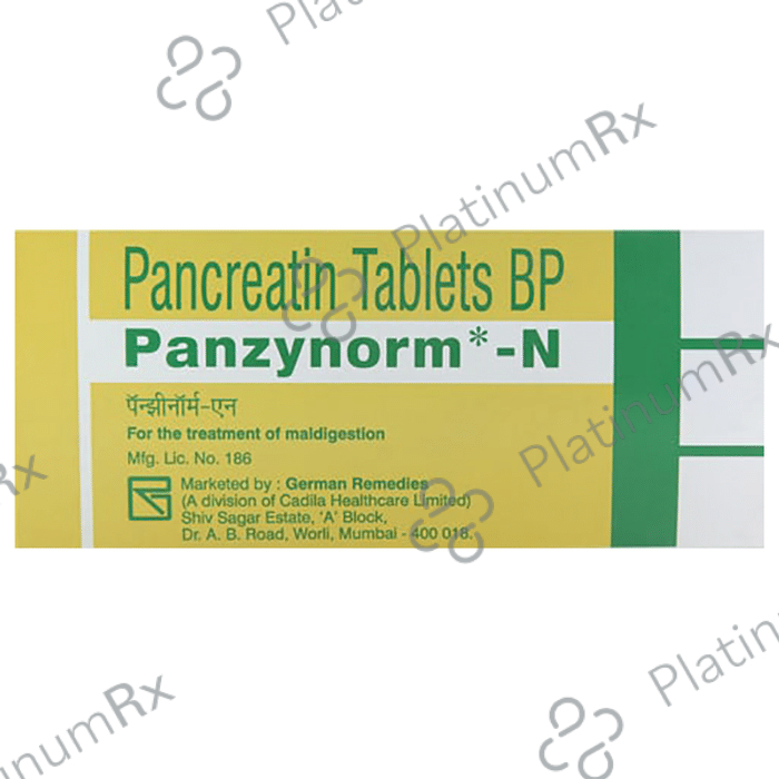 Panzynorm N 180mg Tablet 10s