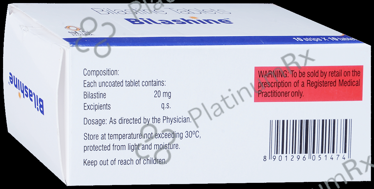 Bilashine 20mg Tablet 10s