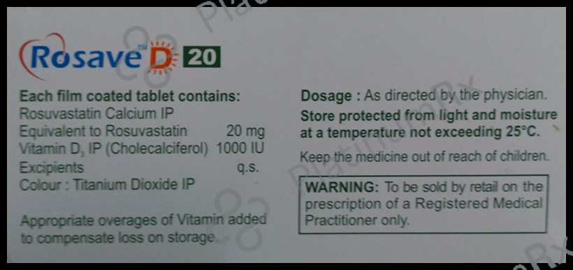 Rosave D 20 Tablet
