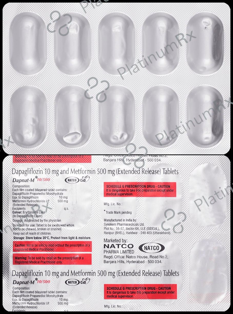 Dapnat-M 10/500 Tablet ER