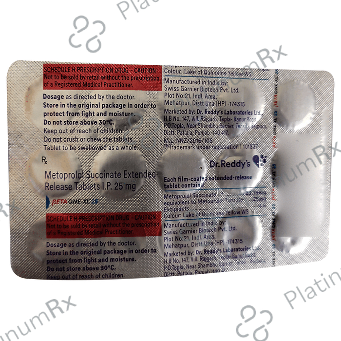 Betaone XL 25mg Tablet 15s