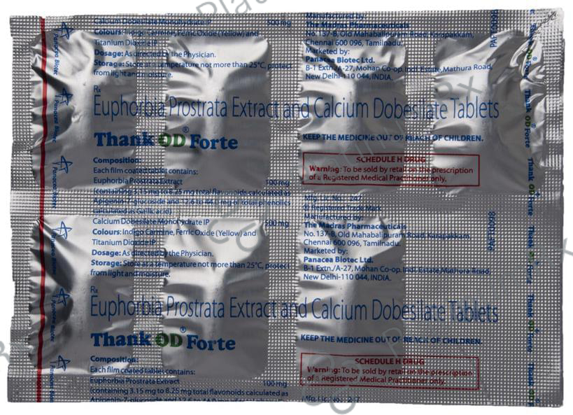 Thank OD Forte 500/100mg Tablet 7s