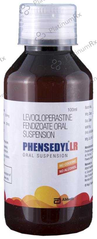 Phensedyl LR 20mg Oral Suspension 100ml