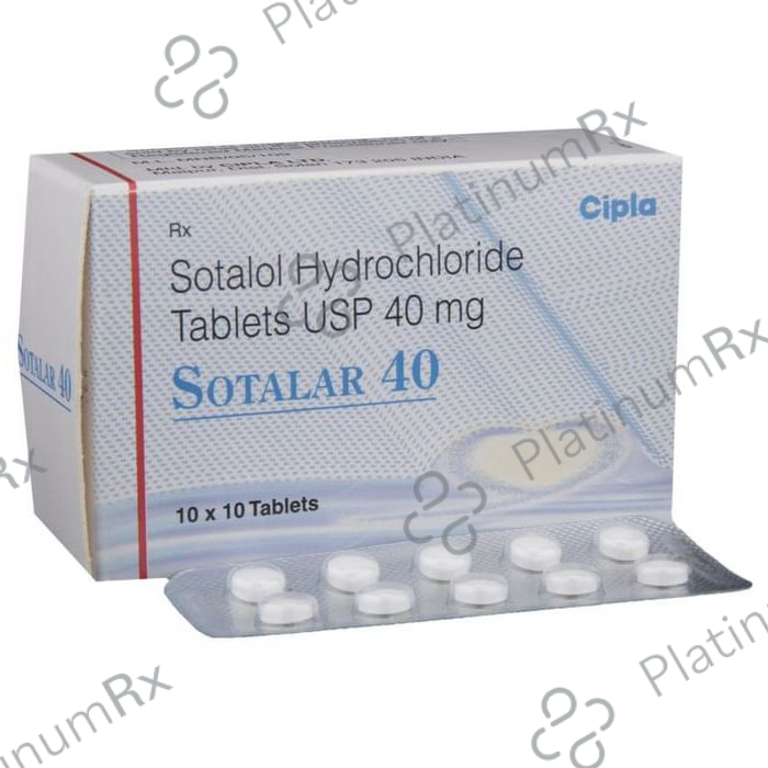 Sotalar 40mg Tablet 10s