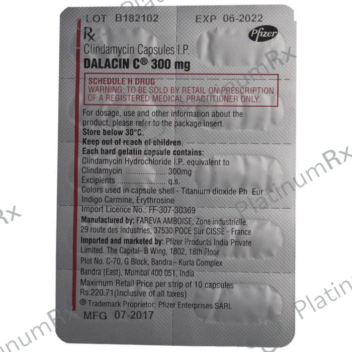 Dalacin C 300mg Capsule 10s