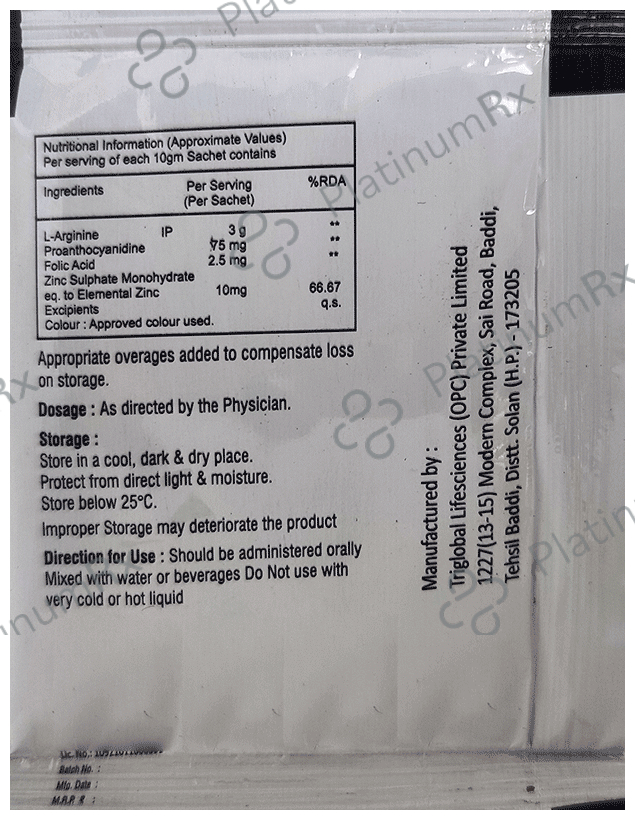 Argi-L Sure Granules Orange Sugar Free