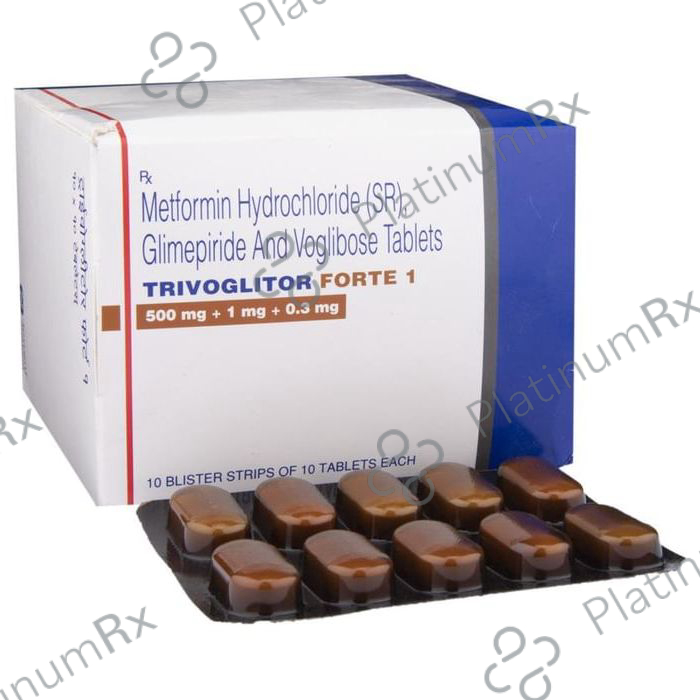 Trivoglitor Forte 1/500/0.3mg Tab SR 10s