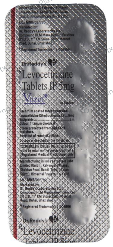 Vozet 5mg Tablet 10s