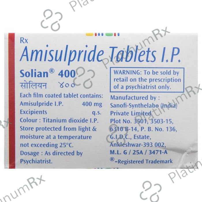 Solian 400mg Tablet 10s