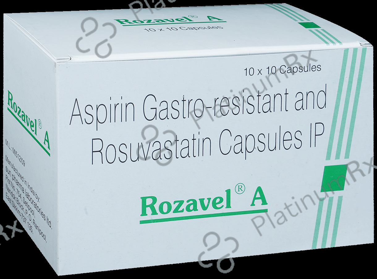 Rozavel A 75/10mg Capsule 10s