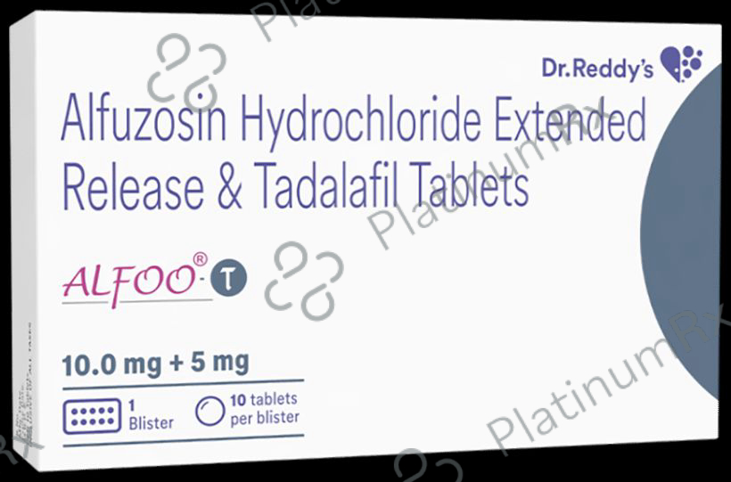 Alfoo T ER 10/5mg Tablet 10s