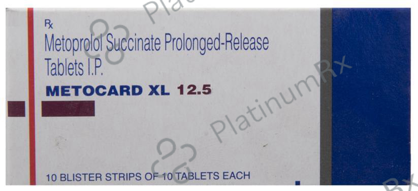Metocard XL 12.5mg Tablet 10s