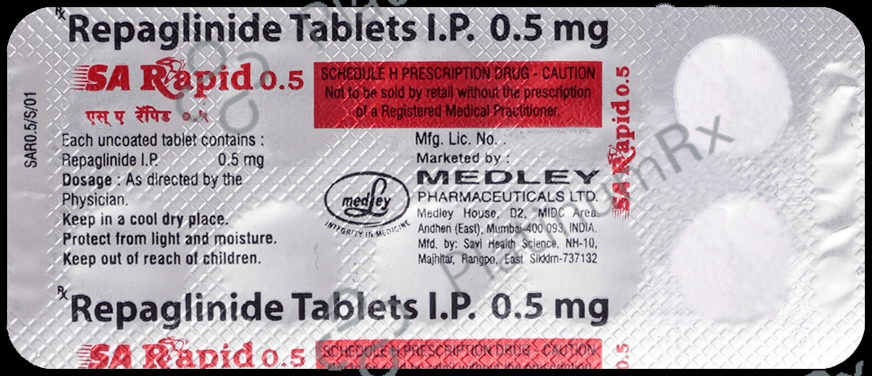 SA Rapid 0.5mg Tablet 10s