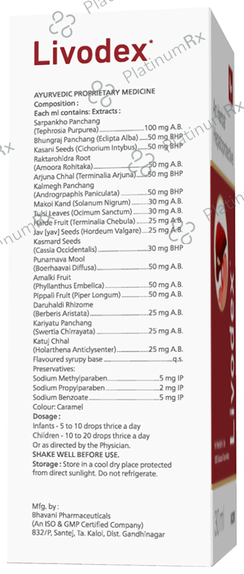 Livodex An Herbal Hepatoprotective Drop (30ml Each) 2 bottles