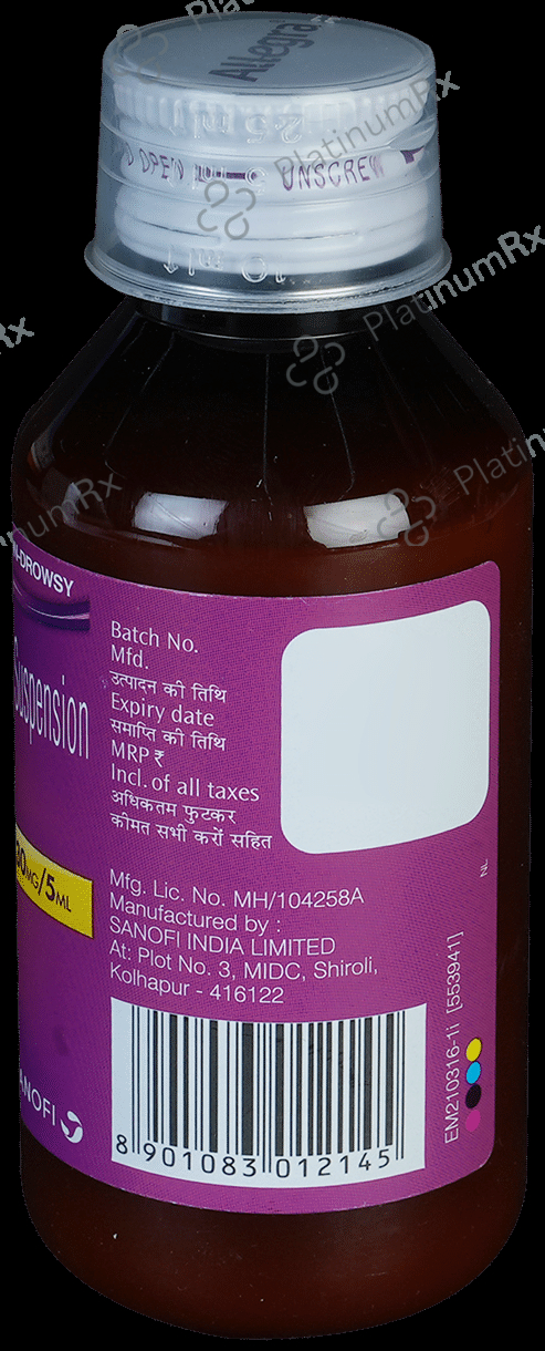 Allegra Suspension Raspberry & Vanilla