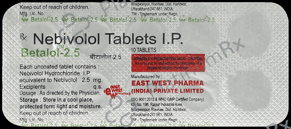 Betalol 2.5mg Tablet