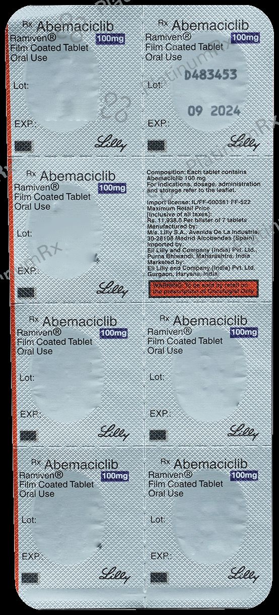 Ramiven 100mg Tablet 7 tablets