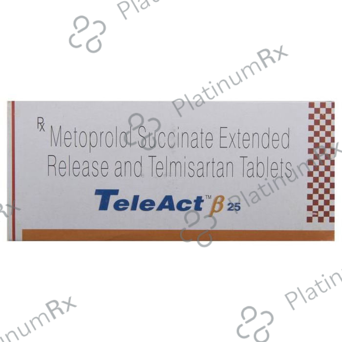 Teleact Beta 25 23.75/40mg Tablet ER 10s