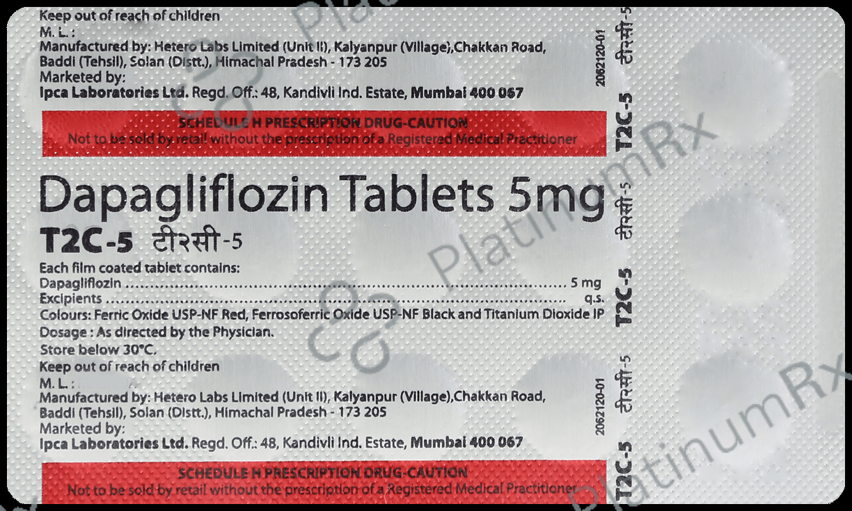 T2C 5mg Tablet 15s