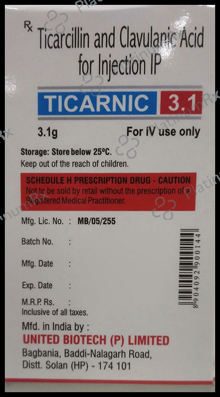 Ticarnic 3.1 Injection