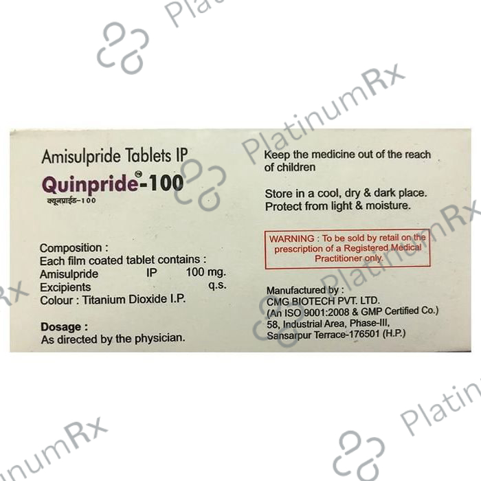 Quinpride 100 Tablet