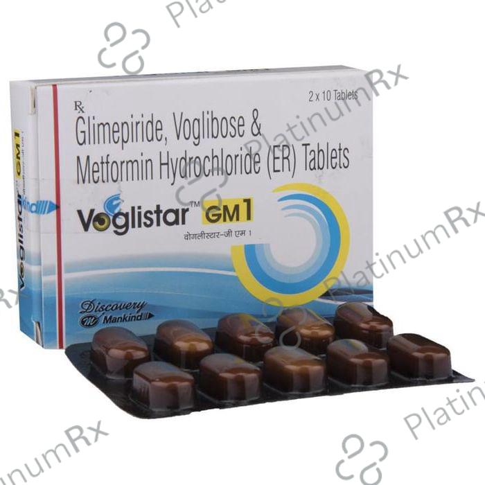 Voglistar GM1 Tablet ER 10 Tablet ER