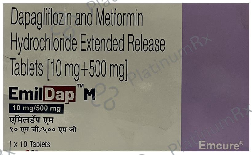 Emildap M 10/500mg Tablet ER 10s