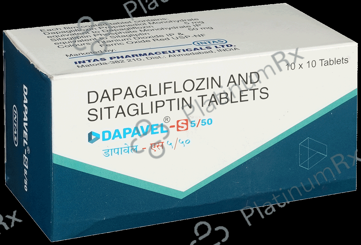 Dapavel S 5/50mg Tablet 10s