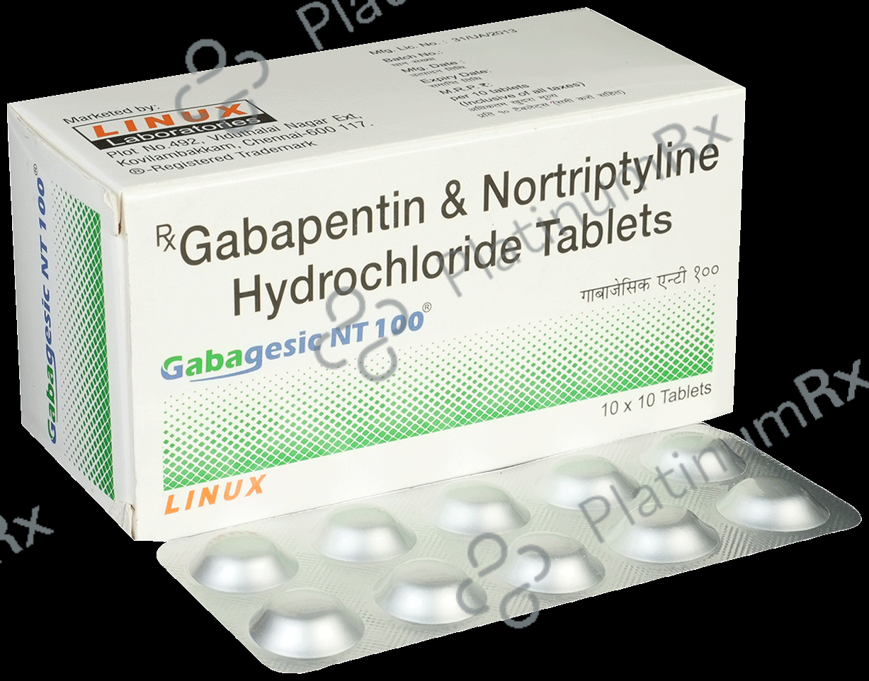 Gabagesic NT 100/10mg Tablet 10s