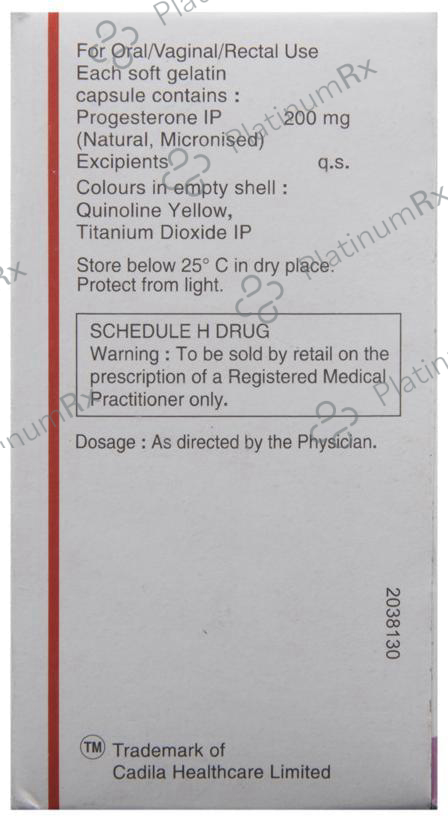 Naturogest 200mg Soft Gelatin Capsule 10s