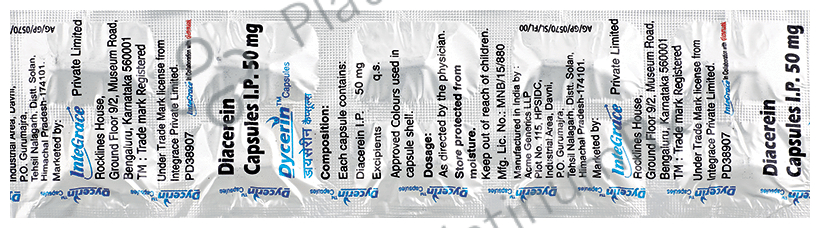 Dycerin 50mg Capsule 10s