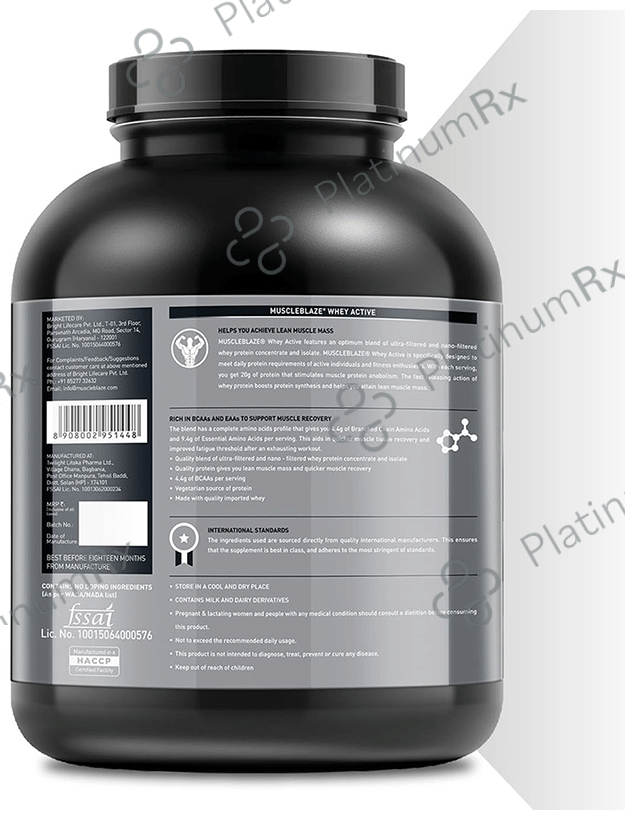 MuscleBlaze Whey Active Powder Chocolate