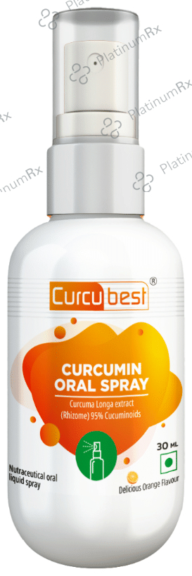 Curcubest Curcumin Oral Spray Delicious Orange