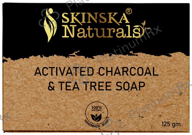 Skinska Activated Charcoal & Tea Tree Soap
