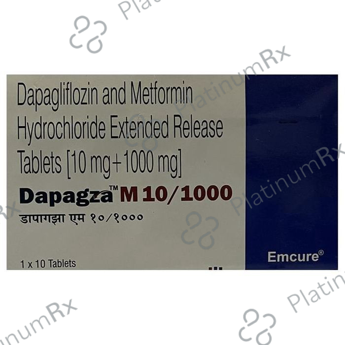 Dapagza M 10/1000 Tablet