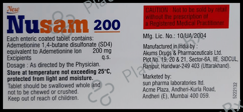 New Nusam 200 Tablet