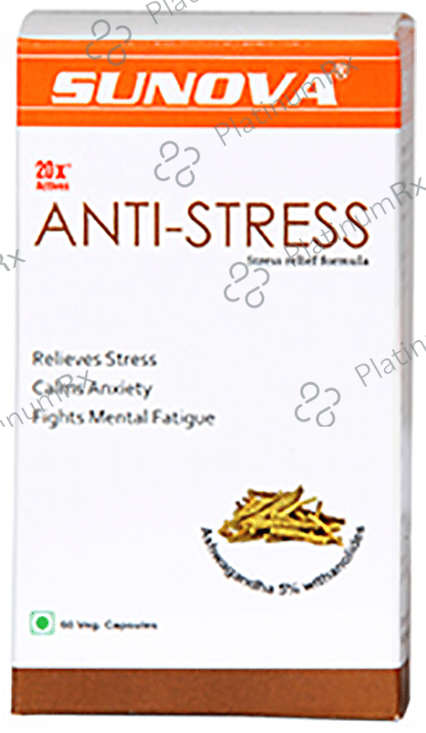 Sunova Anti-Stress Veg Capsule