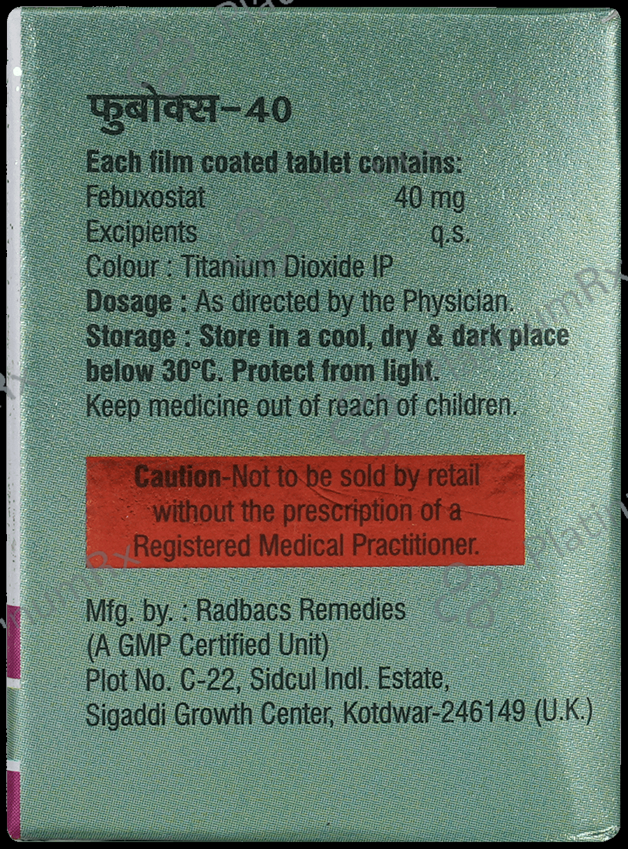Fubox 40 Tablet