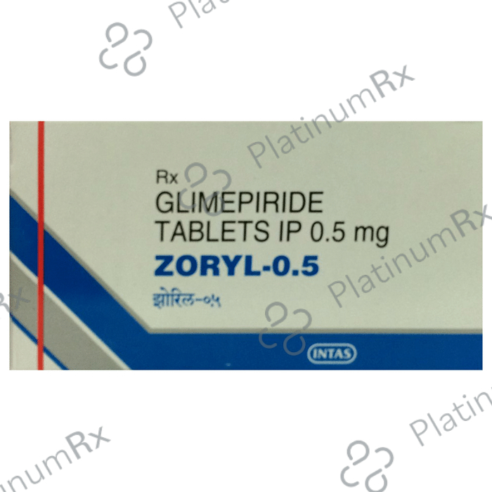 Zoryl 0.5mg Tablet 15s