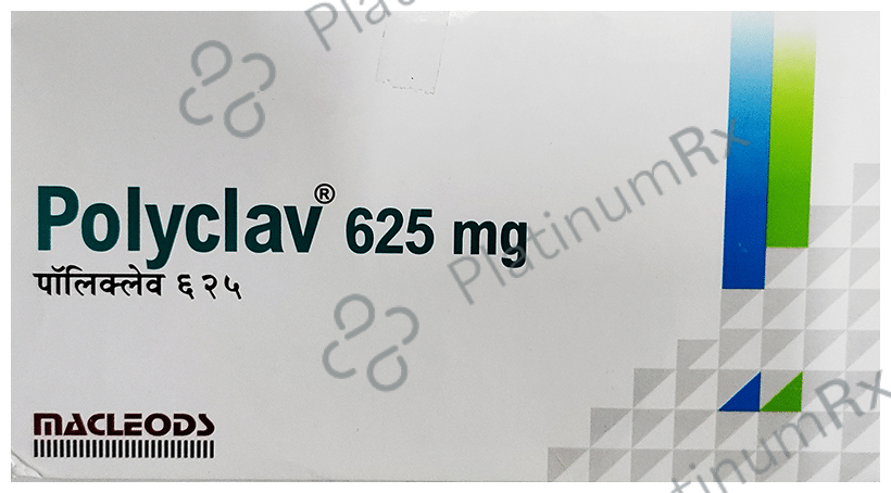 Polyclav 625 500/125mg Tablet 10s