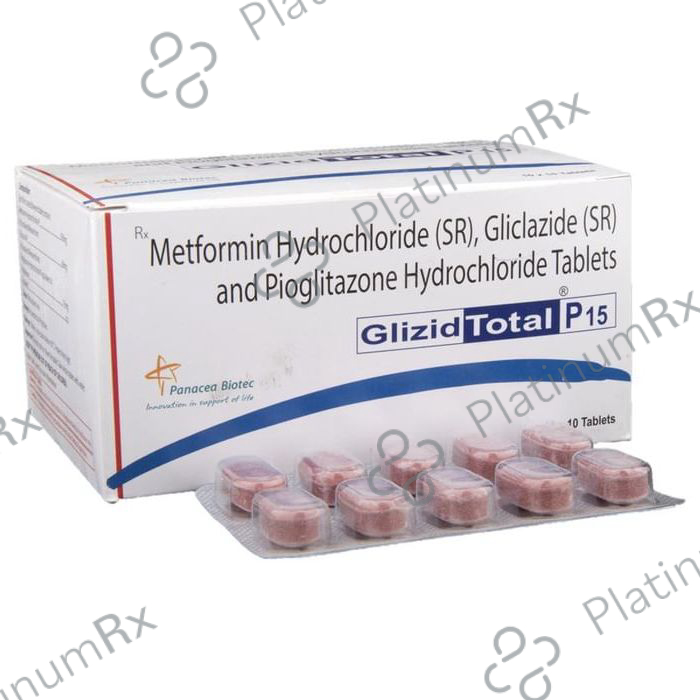 Glizid Total P 15/60/500mg Tablet SR 10s