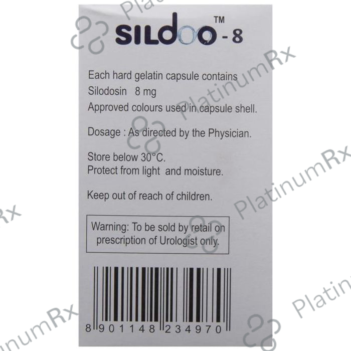Sildoo 8mg Capsule 10s