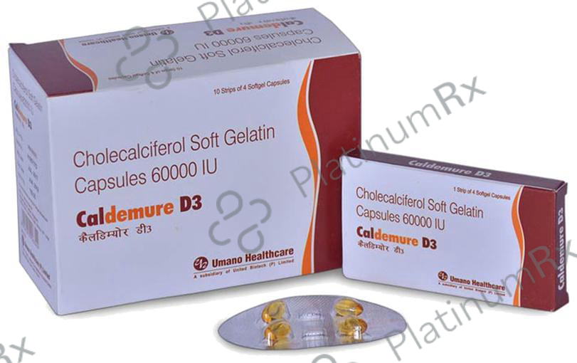 Caldemure D3 Soft Gelatin Capsule