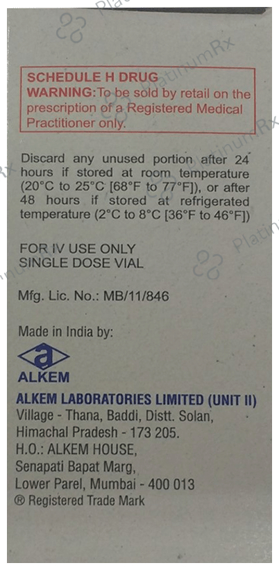 Pipzo 4000/500mg Injection 1s