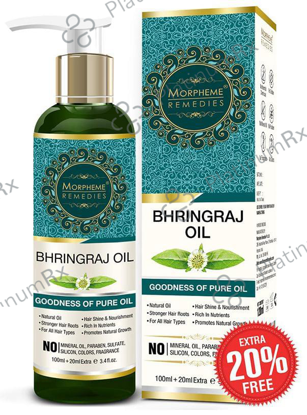 Morpheme Pure Bhringraj Hair Oil 120 ml