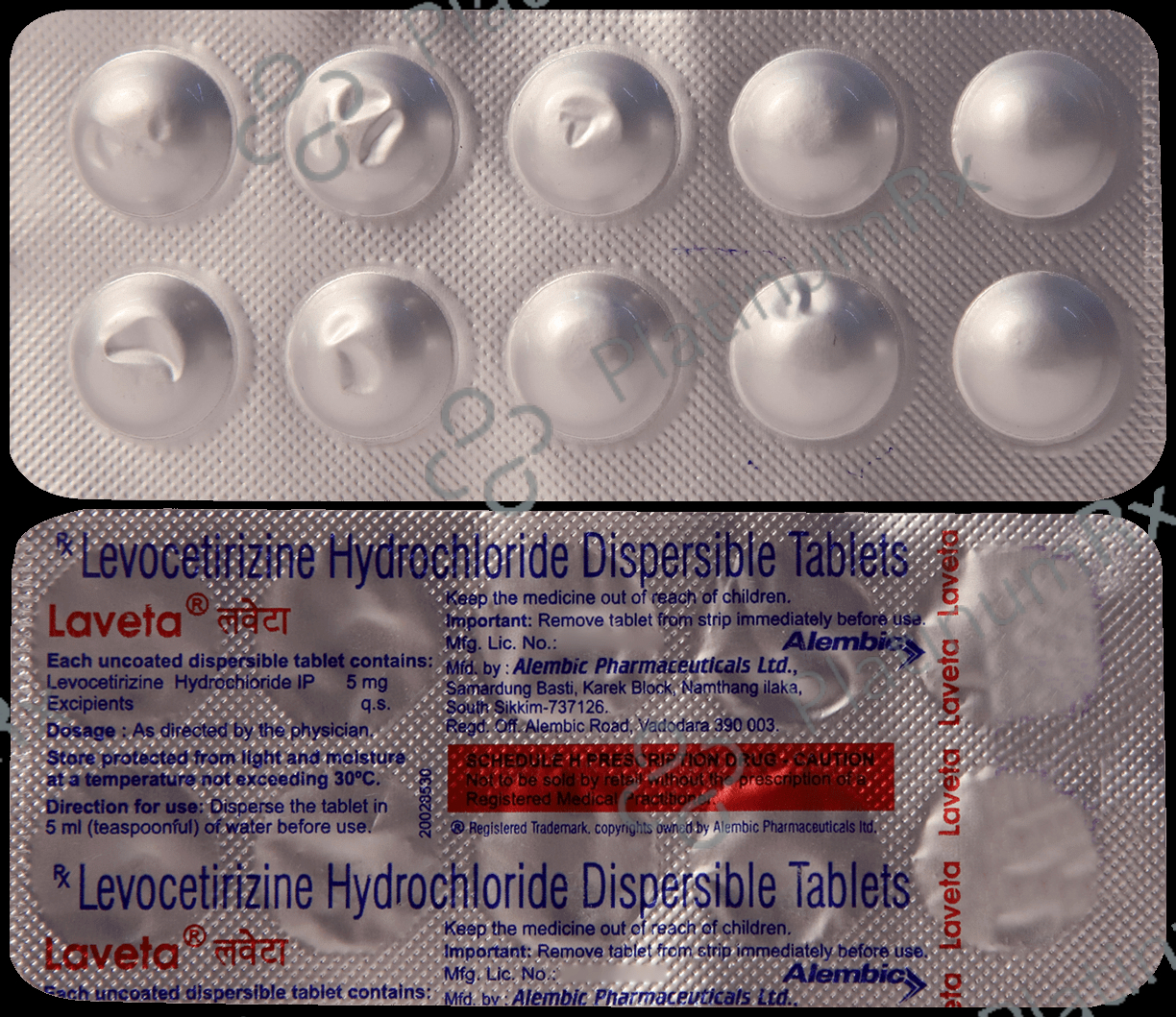 Laveta 5mg Tablet 10s